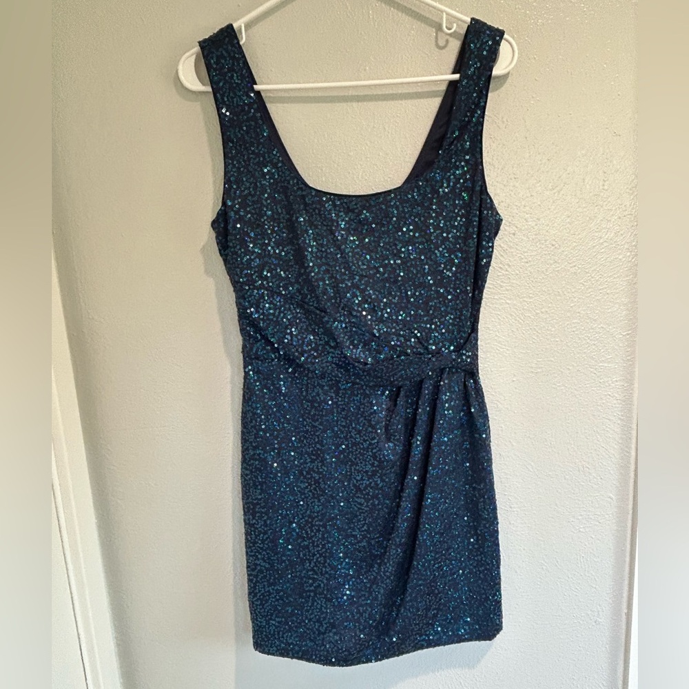 Dark Blue Sequence Dress